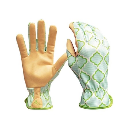 Patioplus Womens Synthetic Leather Planter Gardening Gloves - Blue  Medium PA149045